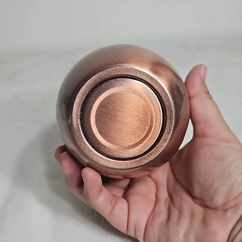 Not a day over fabulous sparkle rose gold double wall insulated wine tumbler
